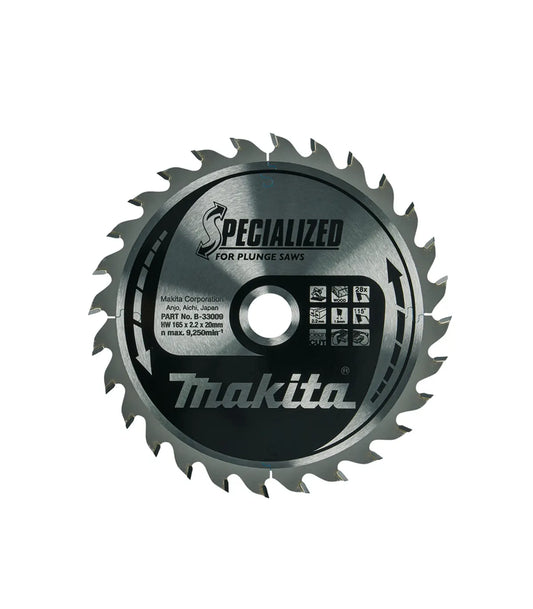 Makita B-33009 TCT list pile za drvo, 165 mm, 28 zuba