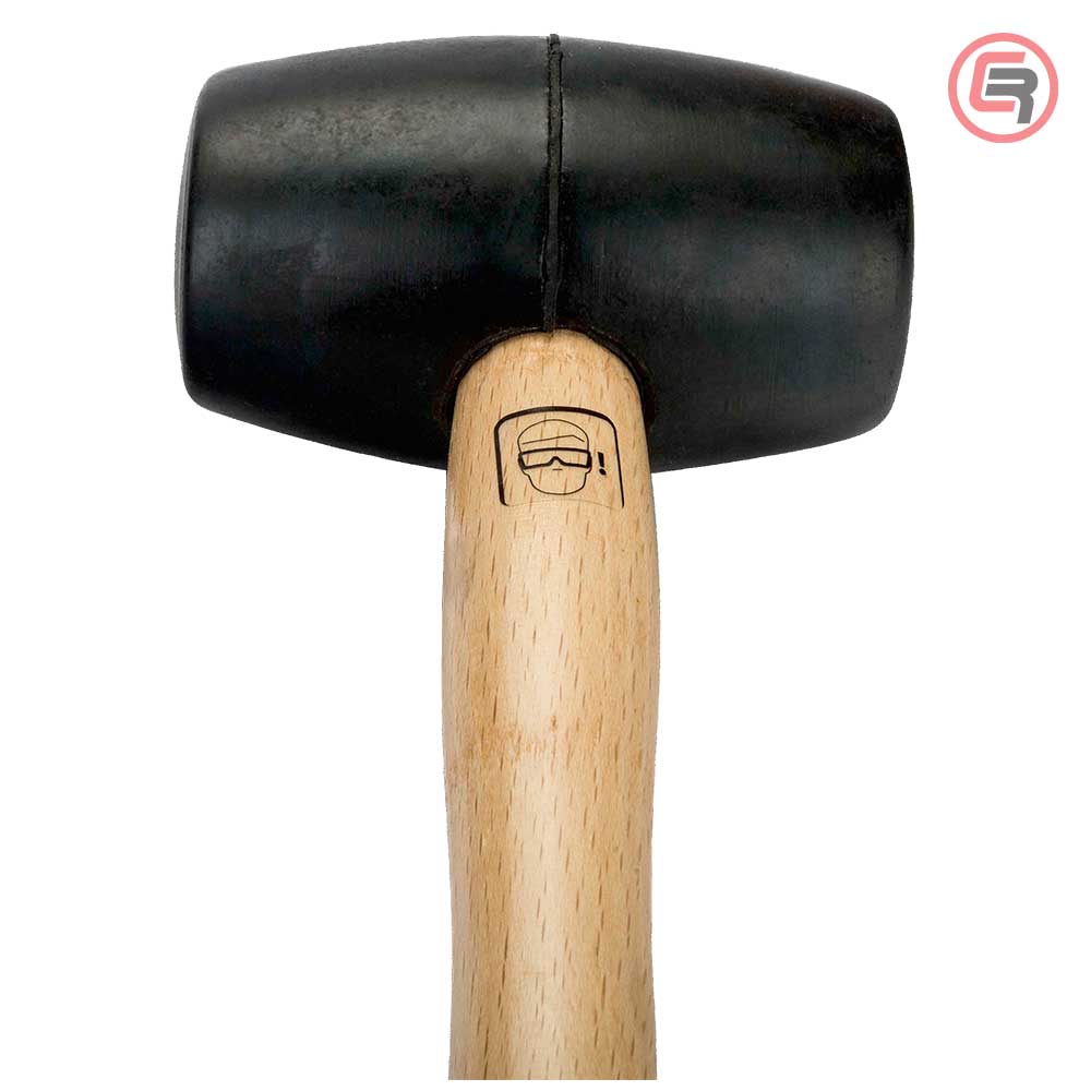 Bahco Čekić Gumeni Sa Drvenom Drškom fi 65 mm / 460 gr – 3625RM-65 by Bahco 3625RM-65 Čekići, Sjekire, Probijači, Izbijači