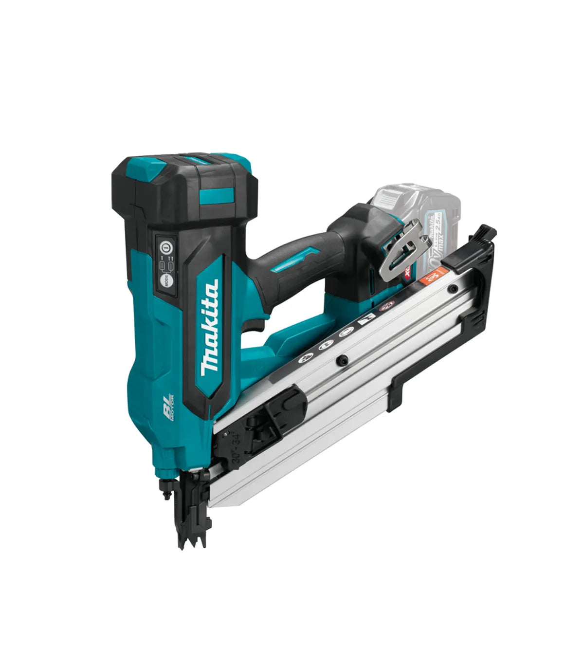 XGT Makita 40V – Akumulatorski pištolj za eksere 50–90 mm BN001GZ, 40 V max XGT (SOLO) by Makita Aku klamerice, pištolji za