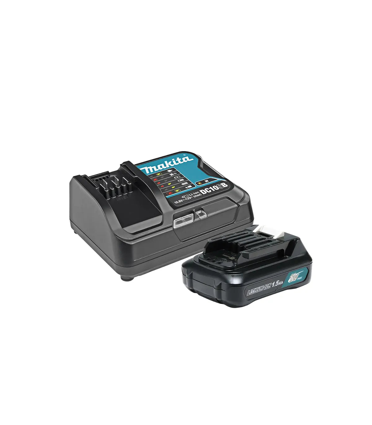 Makita – 12 V MAX CXT Power Set baterija BL1016 12 Vmax 1,5 Ah + brzi punjač DC10SB by Makita Baterije i punjači