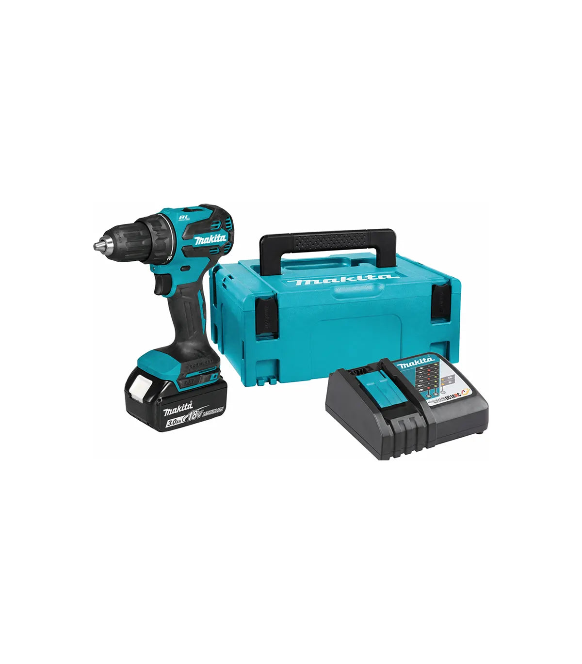Makita – Akumulatorska bušilica-odvijač DDF490RFJ1, 18 V LXT, 1 × 3,0 Ah by Makita Aku bušilice, odvijači i čekići