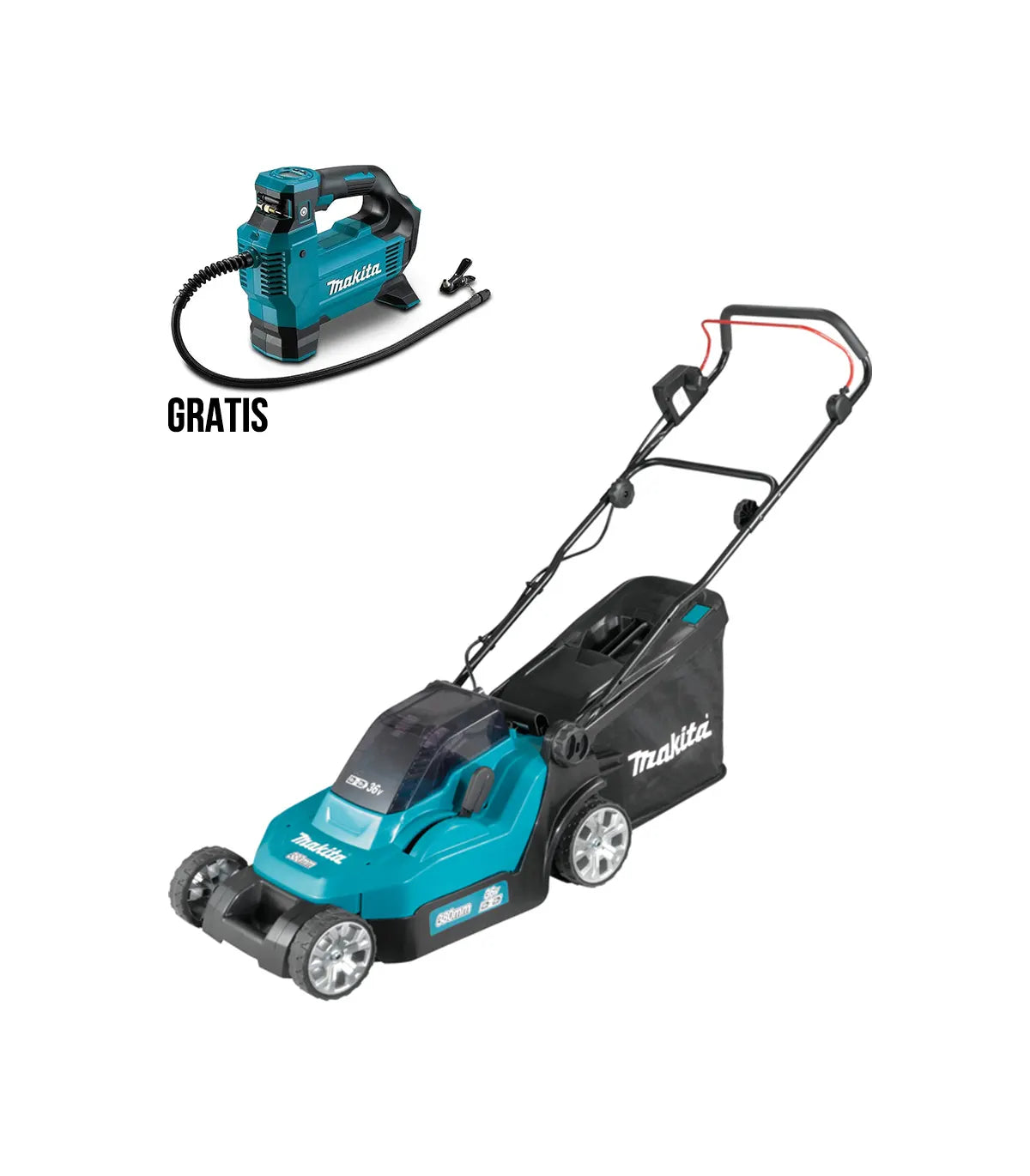 Makita – Akumulatorska kosilica 2×18 V LXT DLM382Z SOLO by Makita Kosilice za travu