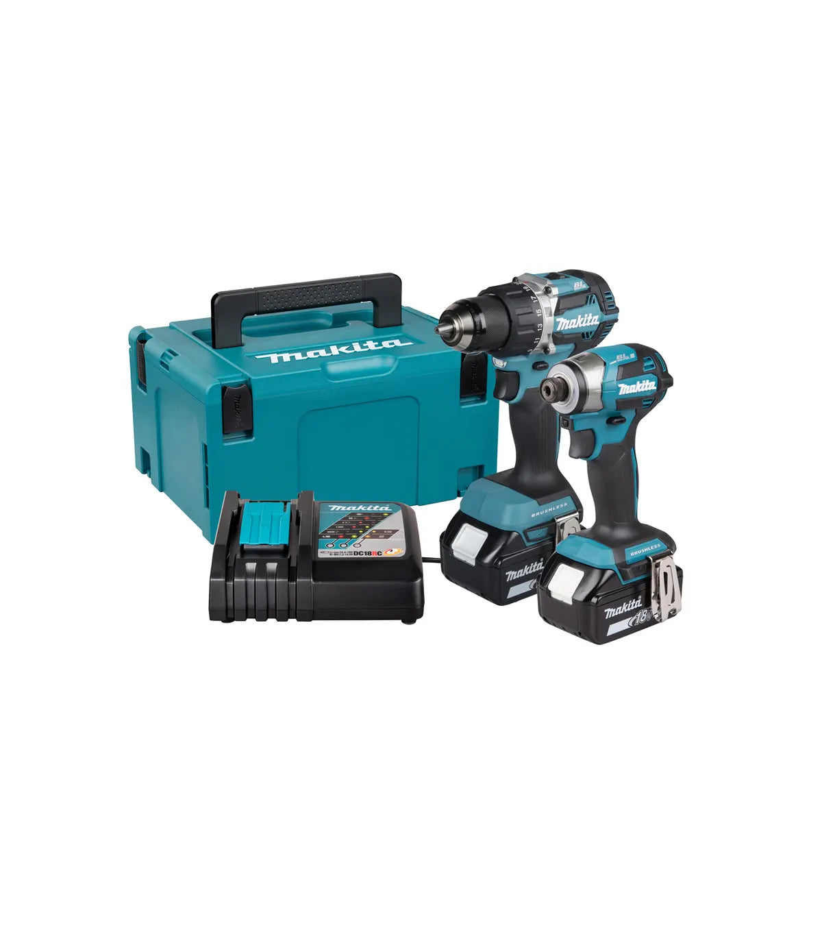 Makita – Set akumulatorskih alata DLX2574TJ, 18 V LXT, 2 × 5,0 Ah by Makita Aku bušilice, odvijači i čekići