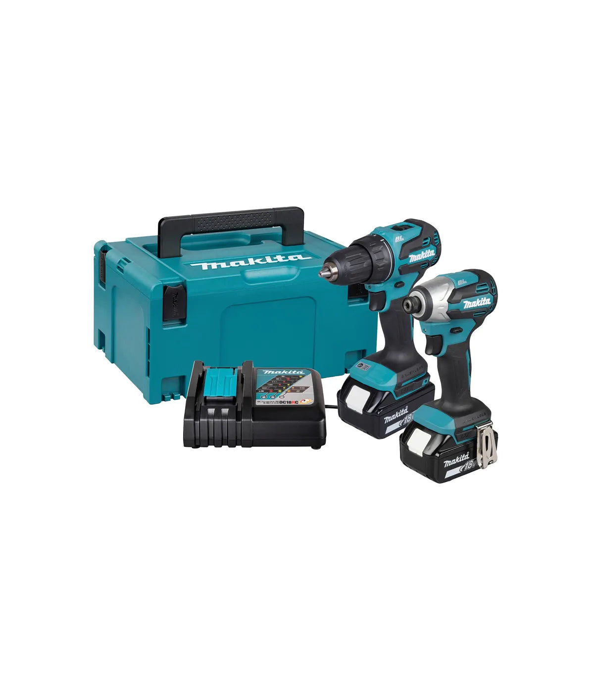 Makita – Set akumulatorskih alata DLX2577TJ, 18 V LXT, 2 × 5,0 Ah by Makita Aku bušilice, odvijači i čekići