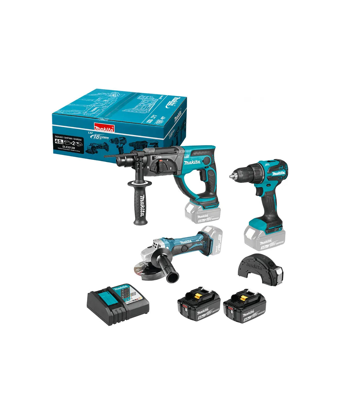 Makita – Set akumulatorskih alata DLX3212M, 18 V LXT by Makita Aku bušilice, odvijači i čekići