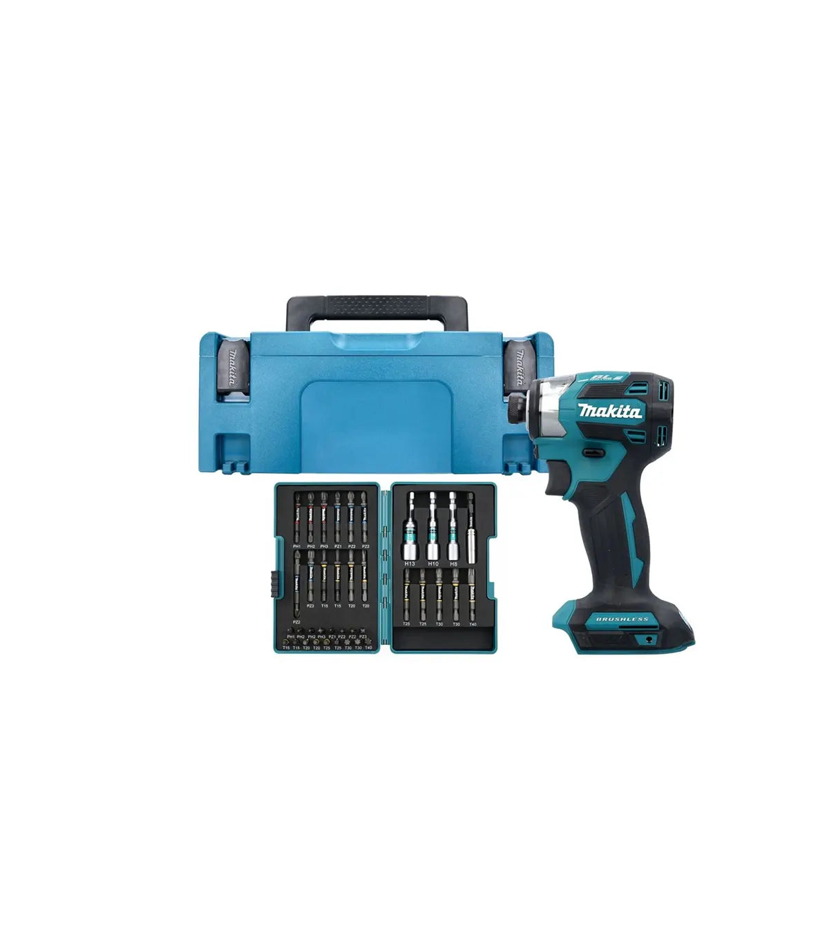 Makita – Aku udarni odvijač DTD173Z + set bitova E-26179 (38 kom) 18 V LXT by Makita Aku bušilice, odvijači i čekići