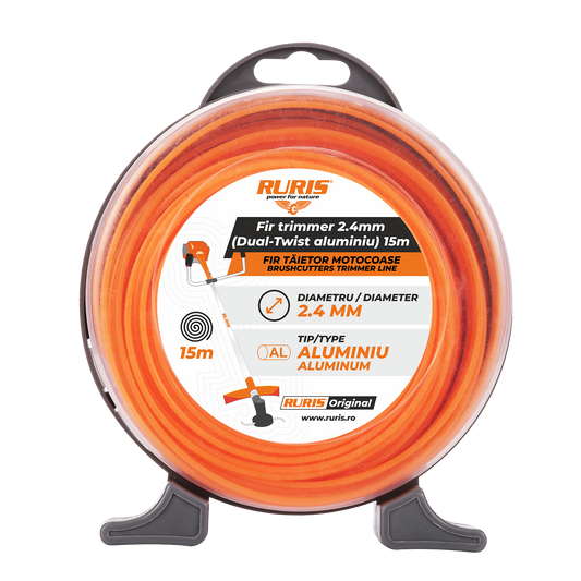 RURIS silk za trimer 2.4mmx15m Dual-Twist aluminij Uncategorized