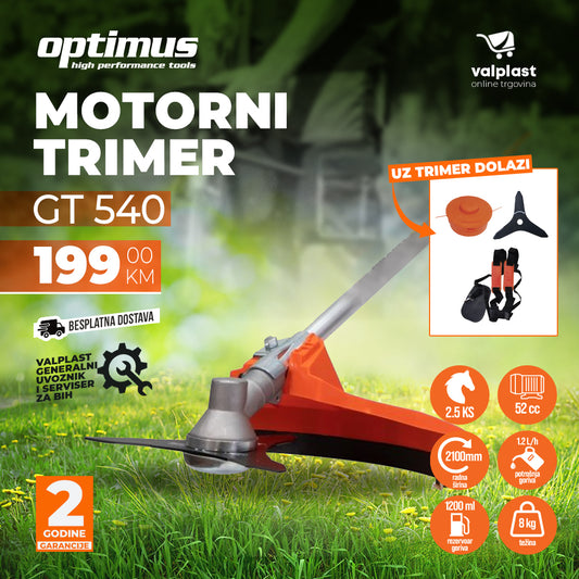 Motorni trimer GT 540 OPTIMUS by Optimus GT 540 Motorni trimeri, Mašine i uređaji, Svi proizvodi