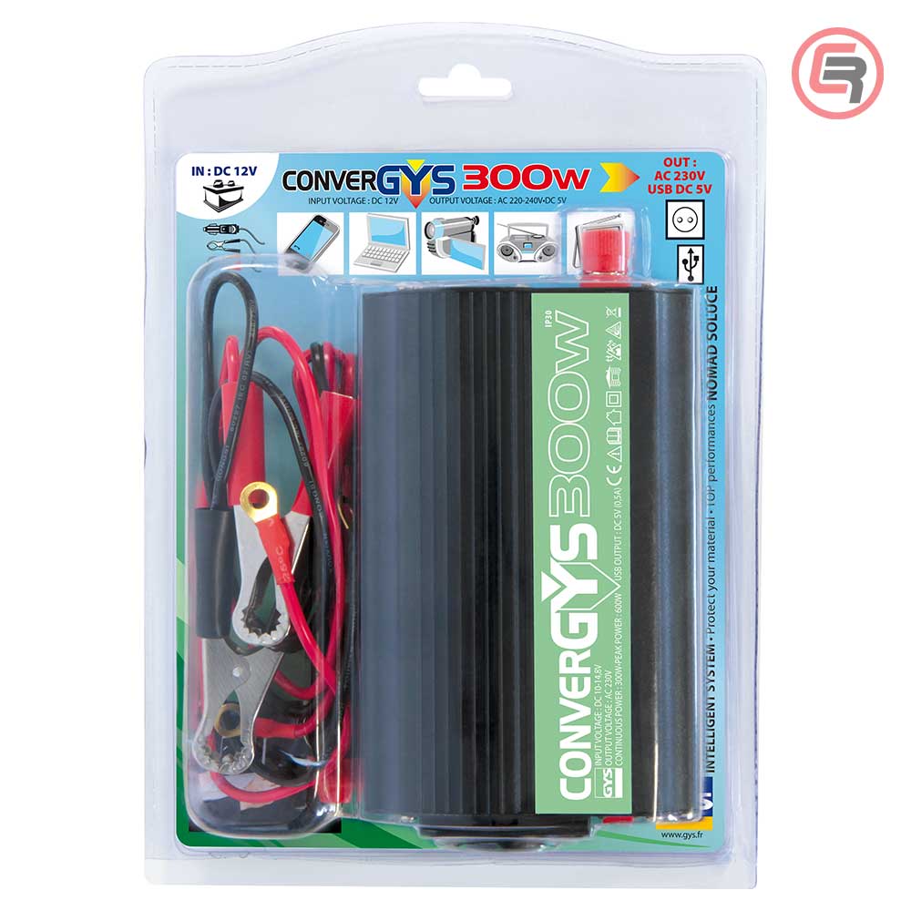 Gys Pretvarač Snage “Convergys 300” 12V – 230V / 300 W – 027053 by Gys 027053 Starteri - Punjači - detalj 2