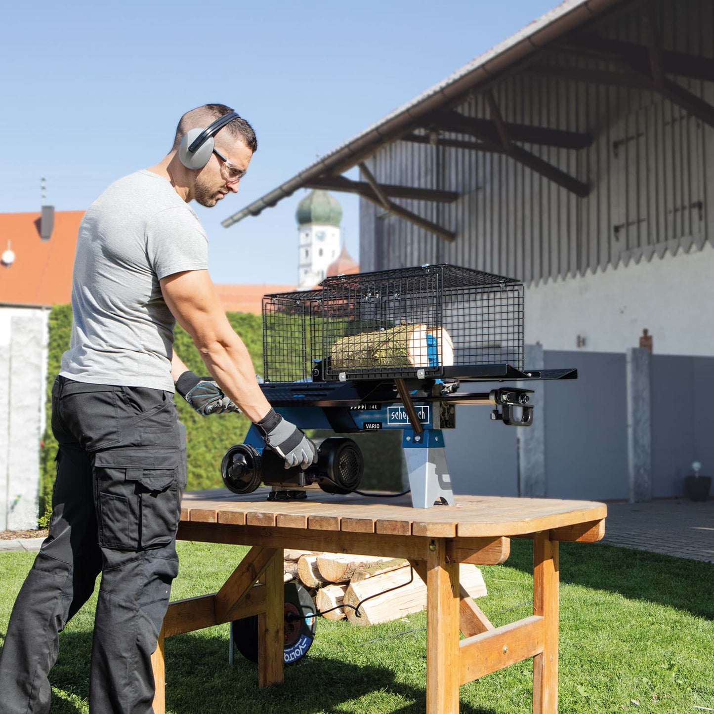 Scheppach horizontalni cjepač za drva HL460 – 4T Mašine i uređaji, Svi proizvodi, Vertiklani cjepači