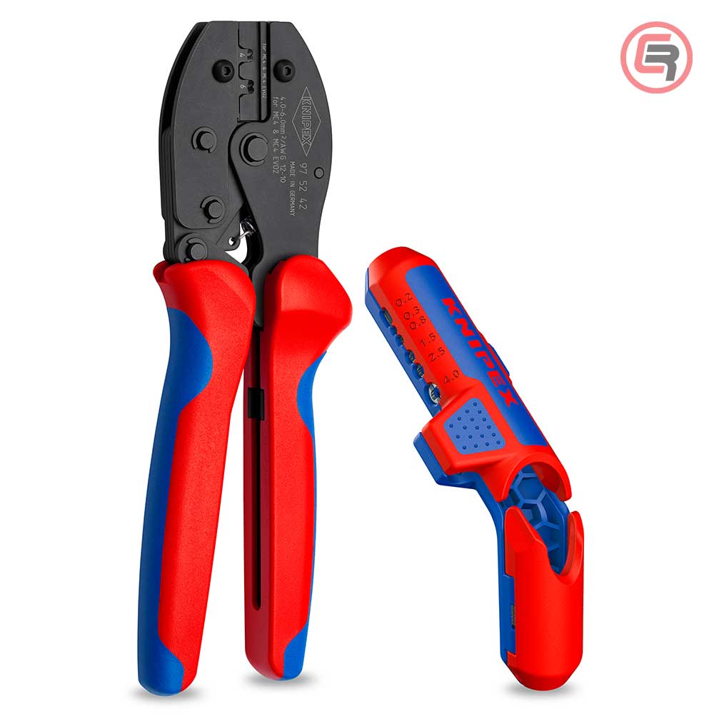 Knipex Set Za Fotonaponske / Solarne Instalacije ErgoStrip PV + Kipex PreciForce / 2 dijelni – 00 31 31 V01 SB by Knipex 00