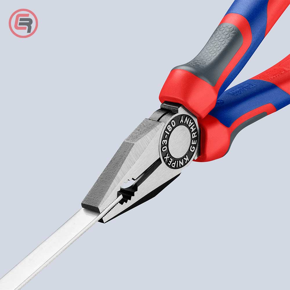 Knipex Kliješta Kombinovana 180 mm – 03 02 180 by Knipex 03 02 180 Kliješta - detalj 5