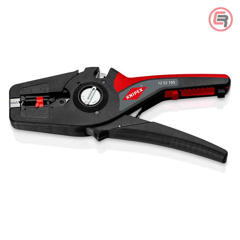 Knipex Kliješta Za Skidanje Izolacije PreciStrip16 / 0,08-16,0 mm2 Automatska – 12 52 195 by Knipex 12 52 195 Kliješta