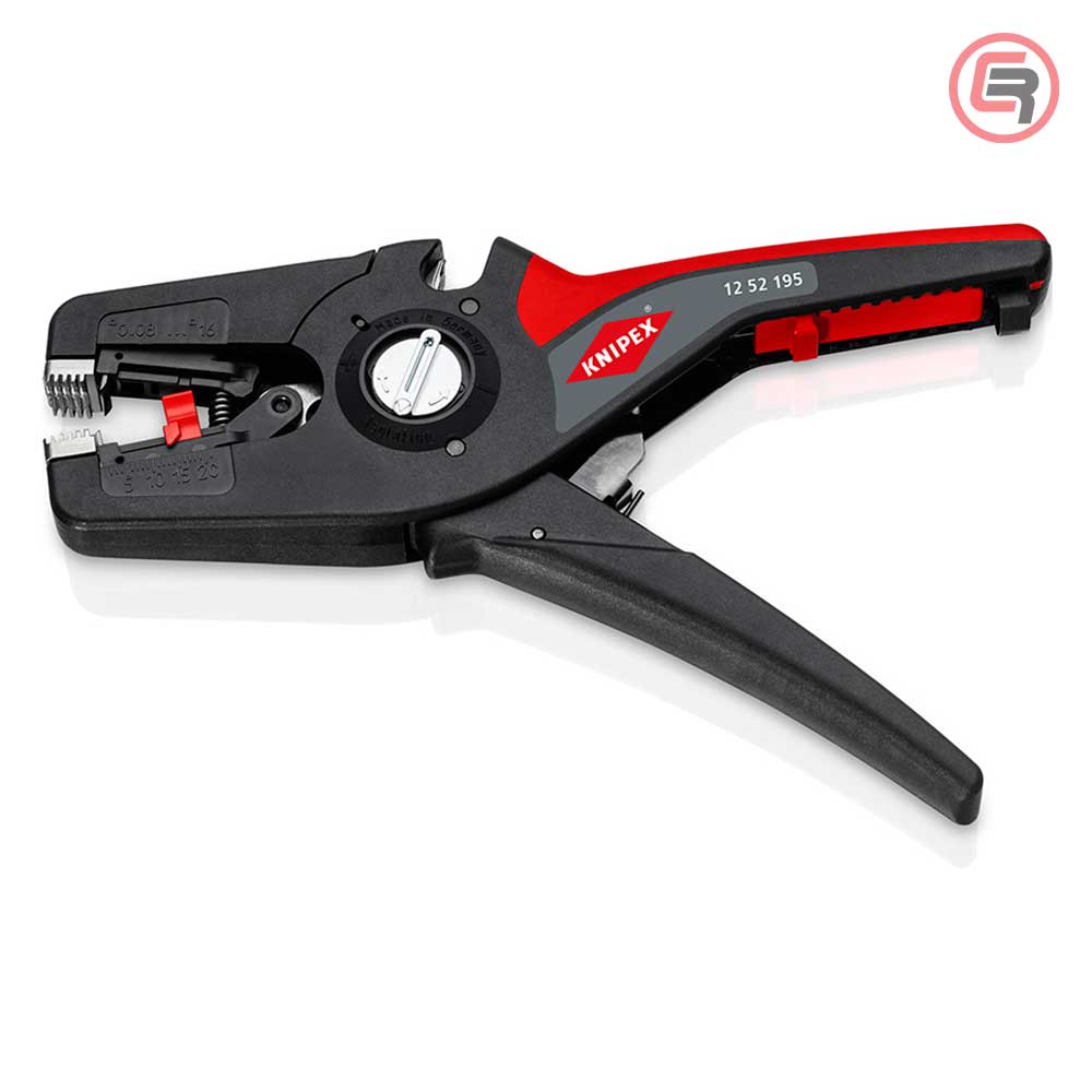 Knipex Kliješta Za Skidanje Izolacije PreciStrip16 / 0,08-16,0 mm2 Automatska – 12 52 195 by Knipex 12 52 195 Kliješta