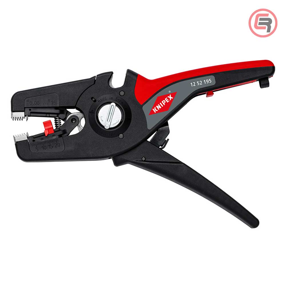 Knipex Kliješta Za Skidanje Izolacije PreciStrip16 / 0,08-16,0 mm2 Automatska – 12 52 195 by Knipex 12 52 195 Kliješta