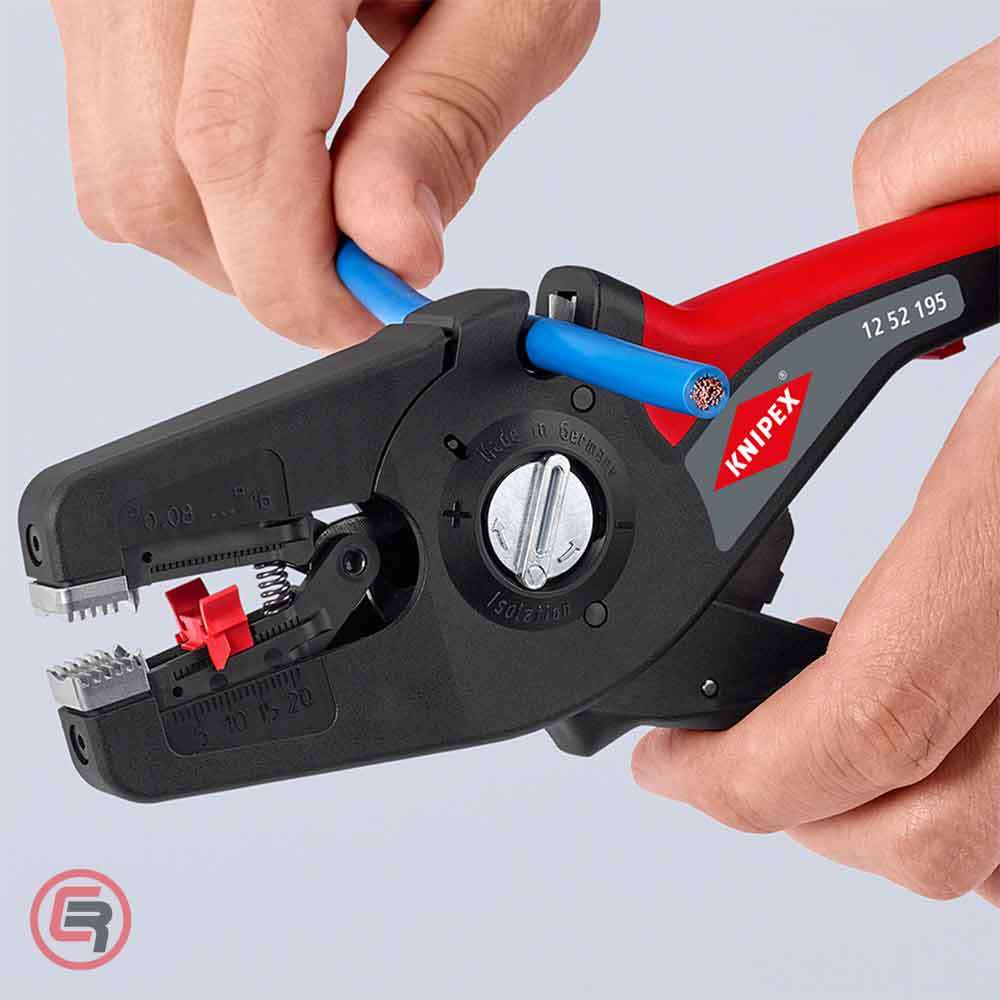 Knipex Kliješta Za Skidanje Izolacije PreciStrip16 / 0,08-16,0 mm2 Automatska – 12 52 195 by Knipex 12 52 195 Kliješta