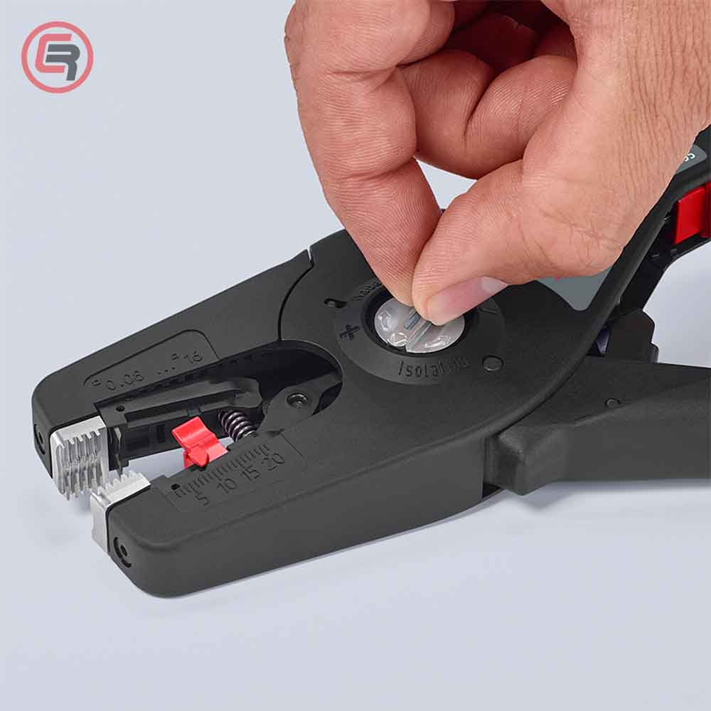 Knipex Kliješta Za Skidanje Izolacije PreciStrip16 / 0,08-16,0 mm2 Automatska – 12 52 195 by Knipex 12 52 195 Kliješta