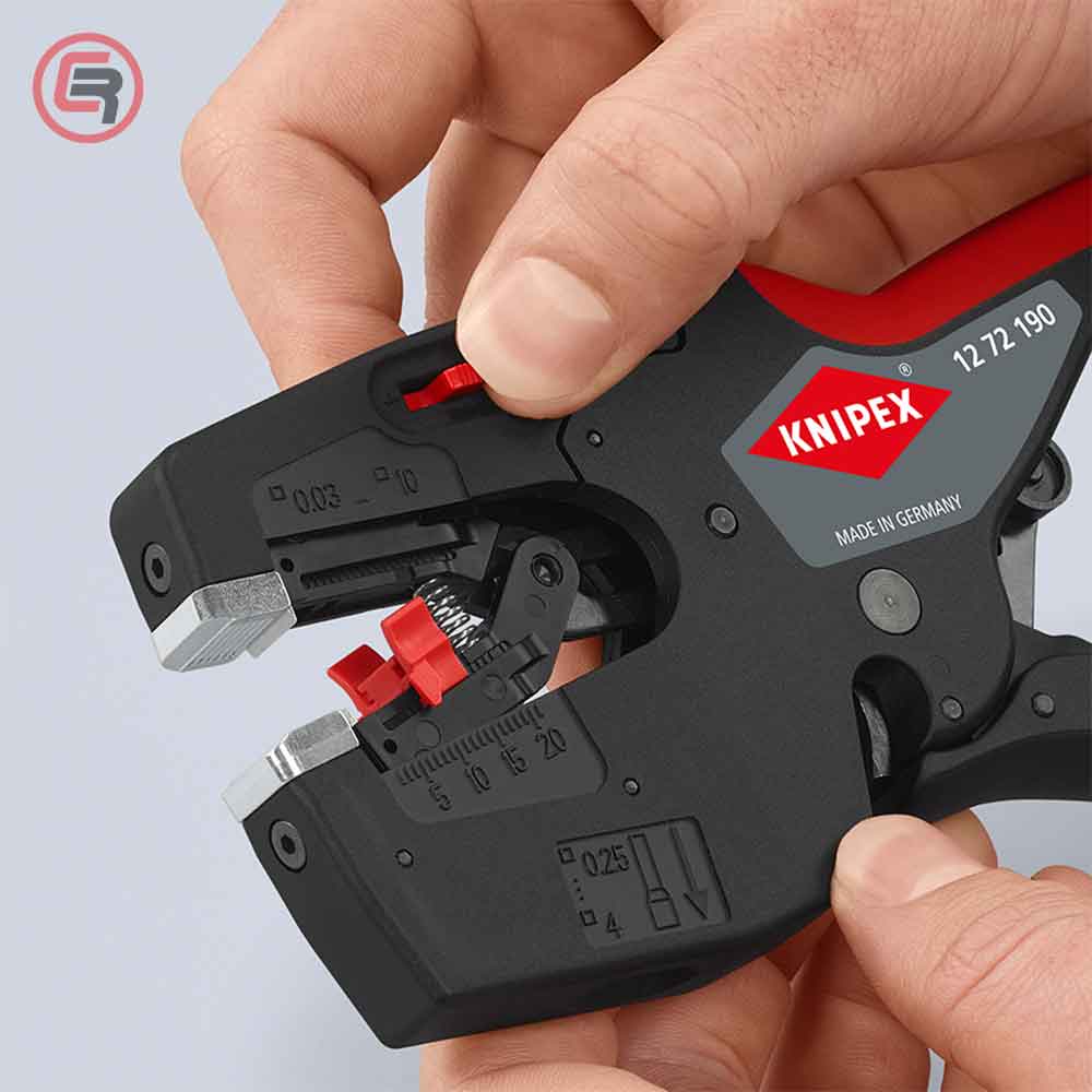 Knipex Kliješta Multifunkcionalna Za Električare NexStrip 10mm2 / 4mm2 / 10mm2 – 12 72 190 by Knipex 12 72 190 Kliješta