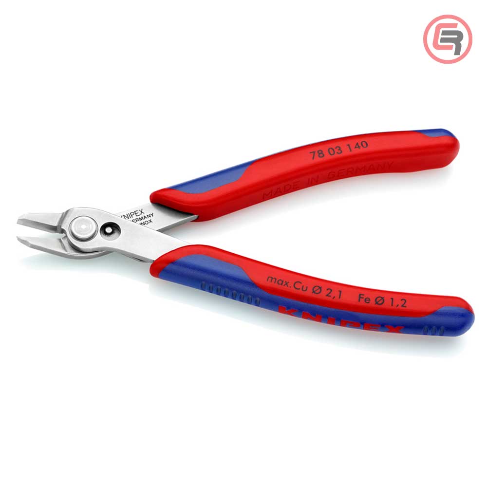 Knipex Kliješta Sječice Kosa Elektroničarska Super Knips XL 140mm – 78 03 140 by Knipex 78 03 140 Kliješta - detalj 2