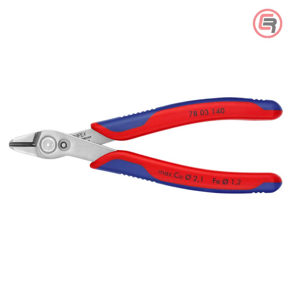 Knipex Kliješta Sječice Kosa Elektroničarska Super Knips XL 140mm – 78 03 140 by Knipex 78 03 140 Kliješta - detalj 3