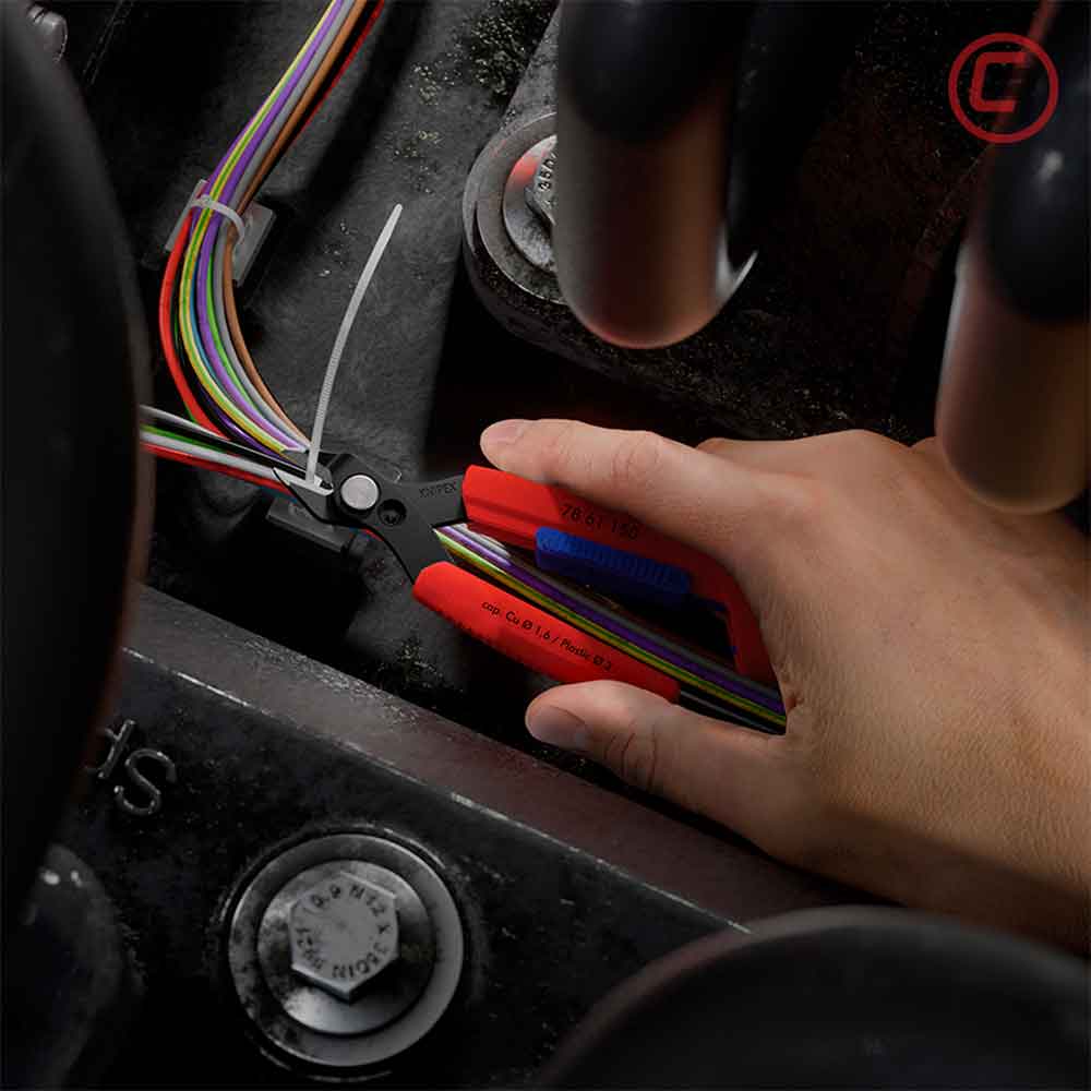 Knipex Kliješta Sječice Elektroničarska “Slim Knips” 150 mm – 78 61 150 by Knipex 78 61 150 Kliješta - detalj 4