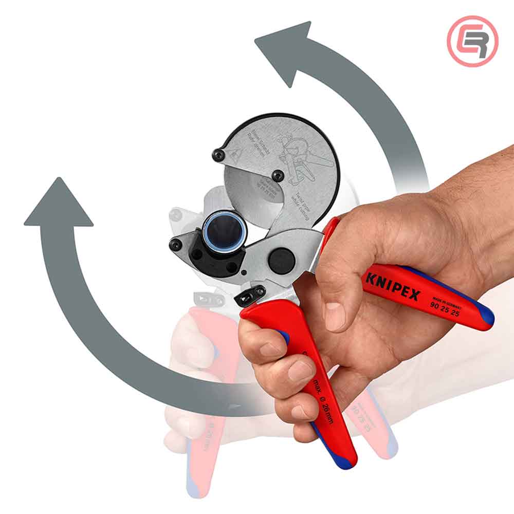 Knipex Škare Makaze Za Rezanje Kompozitnih i Plastičnih Cijevi do fi 26 mm – 90 25 25 by Knipex 90 25 25 Kliješta - detalj 6