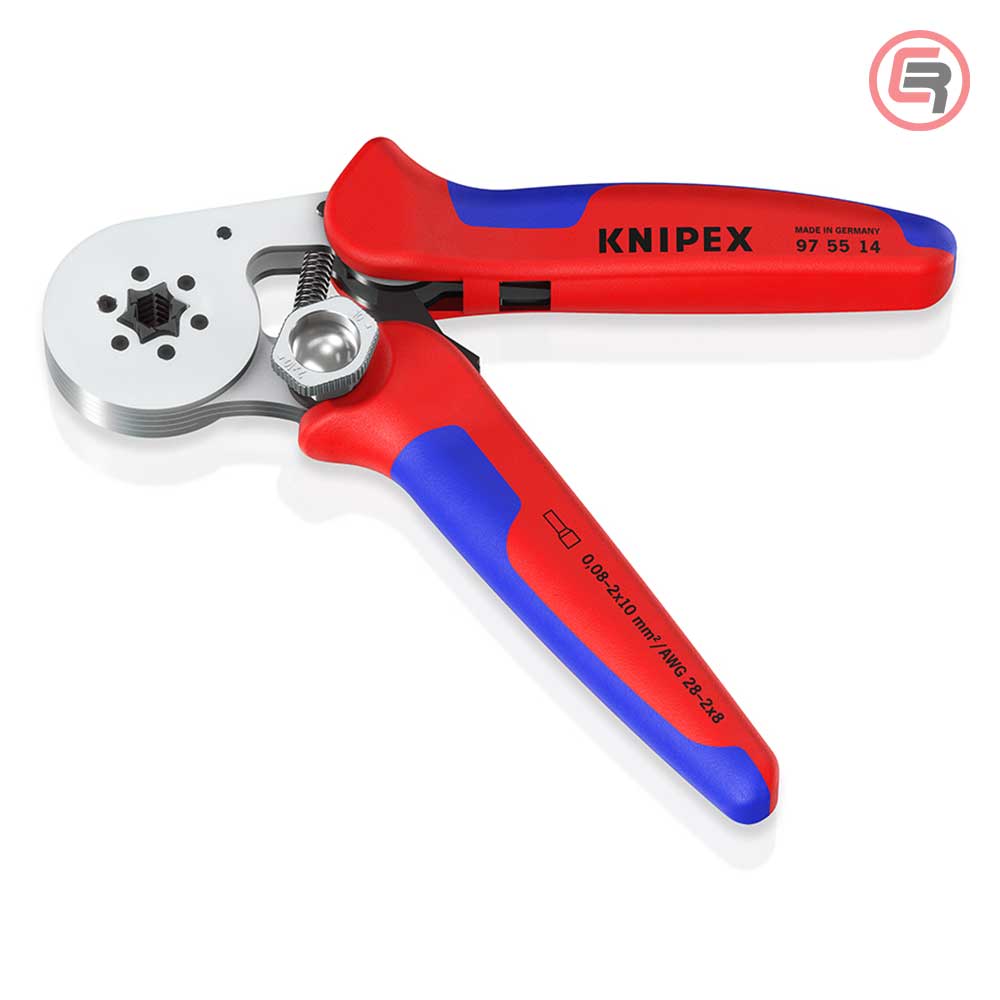 Knipex Kliješta Samopodešavajuća Za 6-Kutno Presanje Čahura 0,08-16 mm2 – 97 55 14 by Knipex 97 55 14 Kliješta - detalj 2