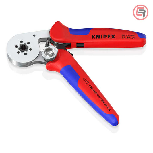 Knipex Kliješta Samopodešavajuća Za 6-Kutno Presanje Čahura 0,08-16 mm2 – 97 55 14 by Knipex 97 55 14 Kliješta - detalj 2