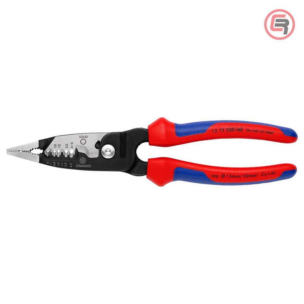 Knipex Kliješta Elektroinstalacijska Multifunkcionalna 200 mm – 13 72 200 ME by Knipex 13 72 200 ME Kliješta - detalj 3