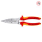 Knipex Kliješta Elektroinstalacijska Multifunkcionalna 200mm 1000V – 13 76 200 ME by Knipex 13 76 200 ME Izolovani Alat VDE