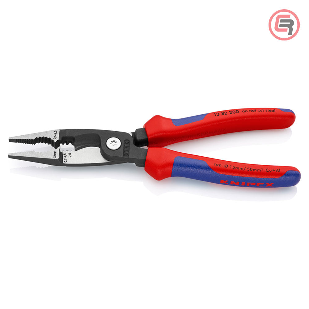 Knipex Kliješta Elektroinstalacijska Multifunkcionalna 200 mm – 13 82 200 by Knipex 13 82 200 Kliješta - detalj 2