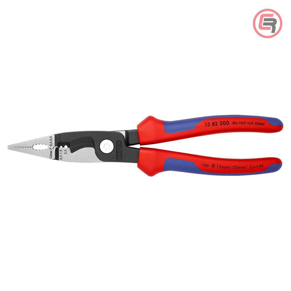 Knipex Kliješta Elektroinstalacijska Multifunkcionalna 200 mm – 13 82 200 by Knipex 13 82 200 Kliješta - detalj 3