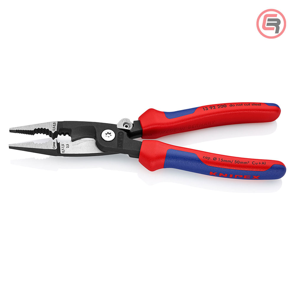 Knipex Kliješta Elektroinstalacijska Multifunkcionalna 200 mm Sa Kočnicom – 13 92 200 by Knipex 13 92 200 Kliješta - detalj 2