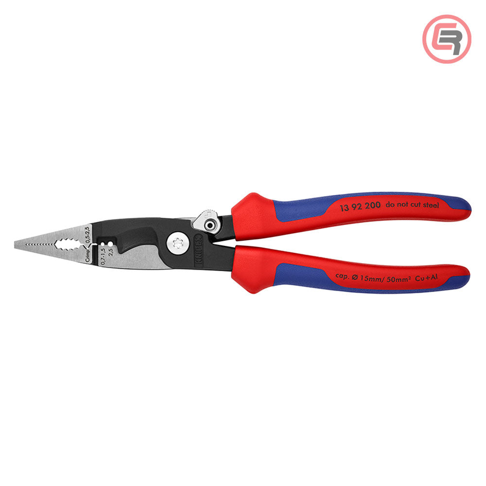 Knipex Kliješta Elektroinstalacijska Multifunkcionalna 200 mm Sa Kočnicom – 13 92 200 by Knipex 13 92 200 Kliješta - detalj 3