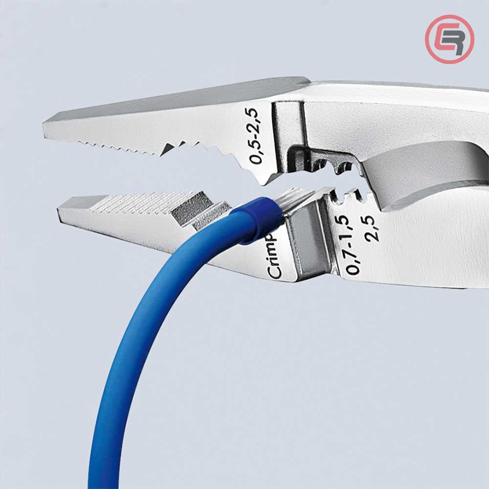 Knipex Kliješta Elektroinstalacijska Multifunkcionalna 200mm Sa Kočnicom 1000V – 13 96 200 by Knipex 13 96 200 Izolovani