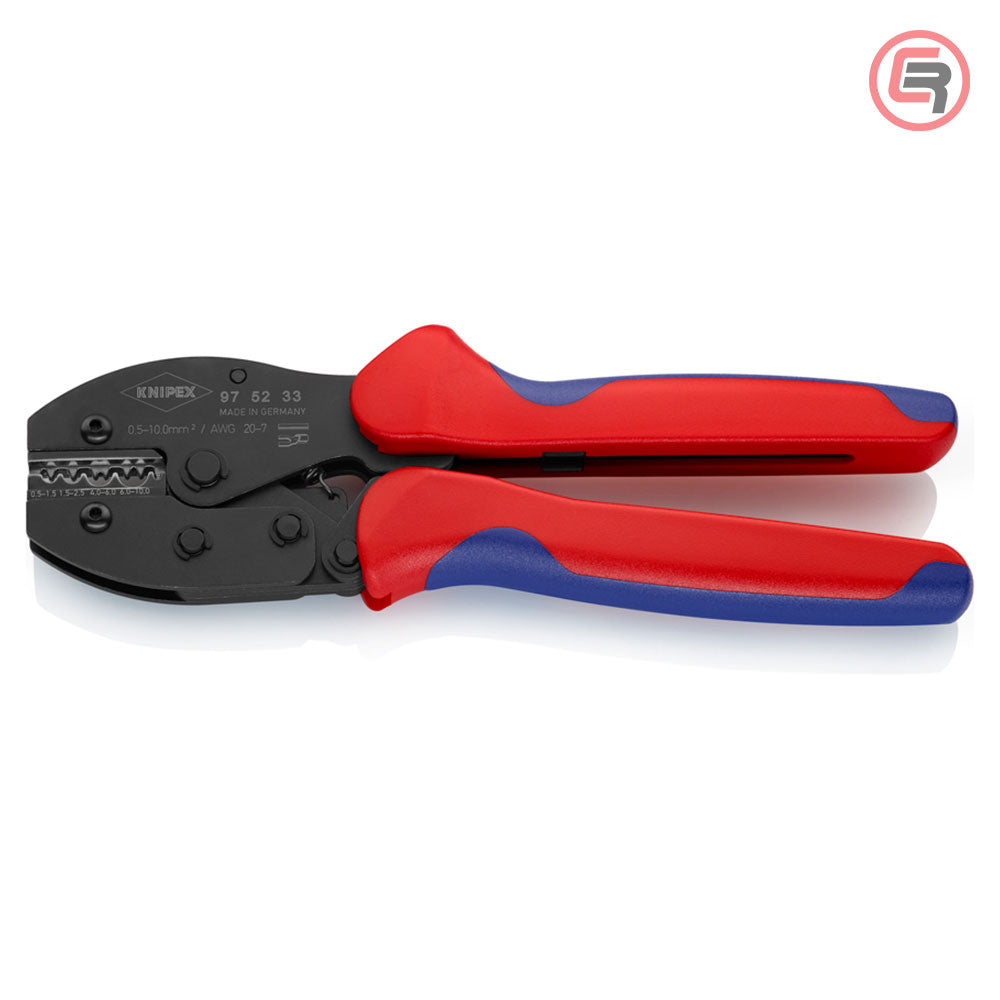 Knipex Kliješta Za Presanje Kabl Stopica Neizoliranih 0,5-10,0 mm2 PreciForce – 97 52 33 by Knipex 97 52 33 Kliješta Za