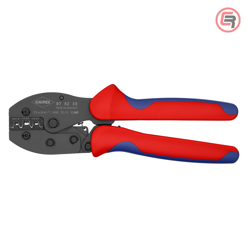 Knipex Kliješta Za Presanje Kabl Stopica Neizoliranih 0,5-6,0 mm2 PreciForce – 97 52 35 by Knipex 97 52 35 Kliješta Za