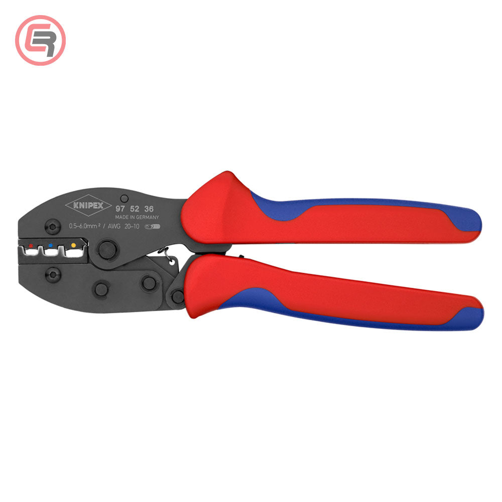 Knipex Kliješta Za Presanje Kabl Stopica Izoliranih 0,5-6,0 mm2 PreciForce – 97 52 36 by Knipex 97 52 36 Kliješta Za
