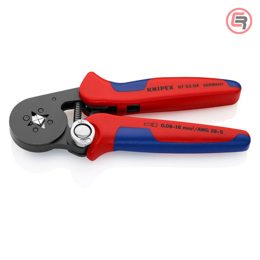 Knipex Kliješta Samopodešavajuća Za Kvadratno Presanje Čahura 0,08-10 / 16 mm2 – 97 53 04 by Knipex 97 53 04 Kliješta Za