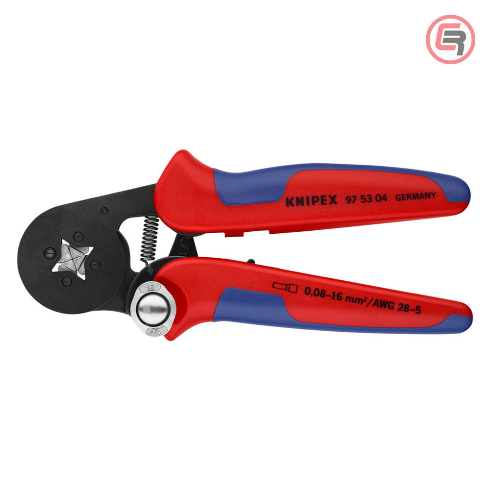 Knipex Kliješta Samopodešavajuća Za Kvadratno Presanje Čahura 0,08-10 / 16 mm2 – 97 53 04 by Knipex 97 53 04 Kliješta Za