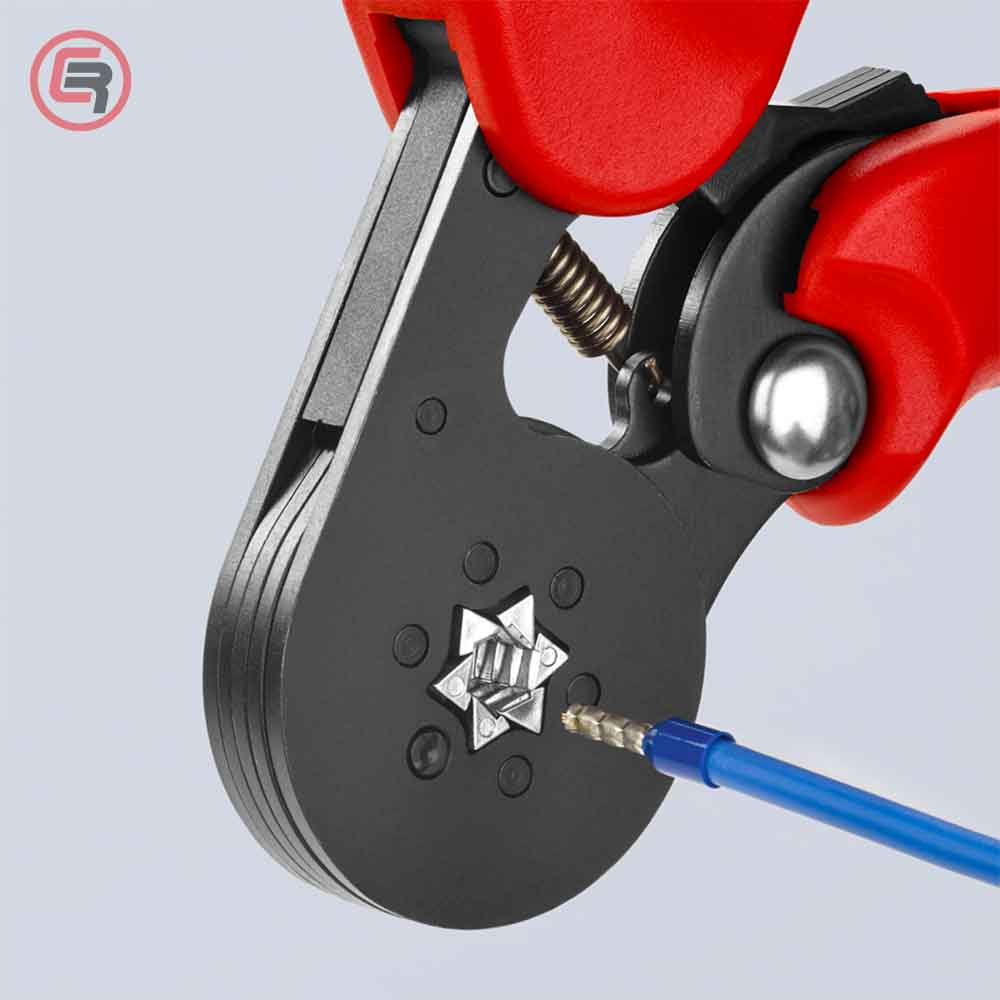 Knipex Kliješta Samopodešavajuća Za 6-Kutno Presanje Čahura 0,08-16 mm2 – 97 53 14 by Knipex 97 53 14 Kliješta - detalj 4