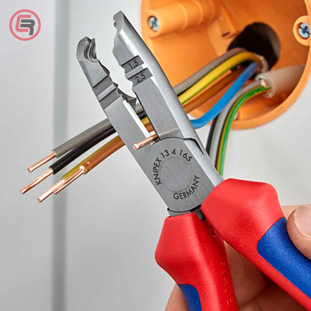 Knipex Kliješta Za Skidanje Izolacije 165 mm Sa Sječicama – 13 42 165 by Knipex 13 42 165 Kliješta - detalj 5