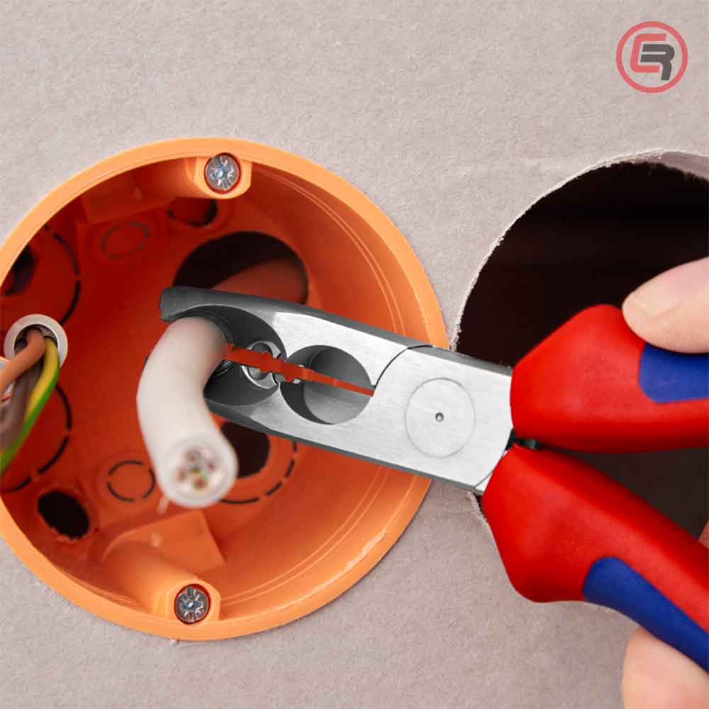 Knipex Kliješta Za Skidanje Izolacije 165 mm Sa Sječicama – 13 42 165 by Knipex 13 42 165 Kliješta - detalj 7