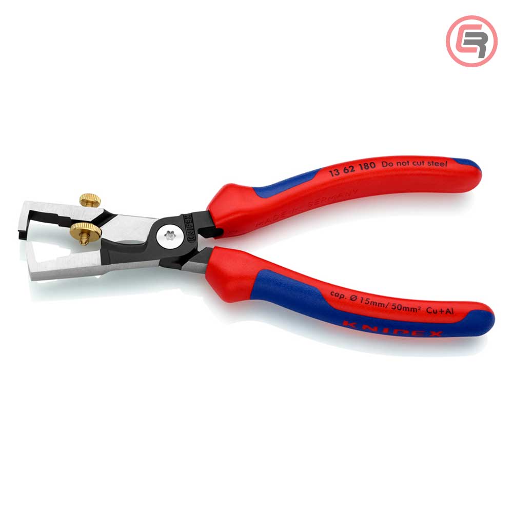 Knipex Kliješta Za Skidanje Izolacije StriX 180mm Sa Makazama Za Kablove – 13 62 180 by Knipex 13 62 180 Kliješta - detalj 2