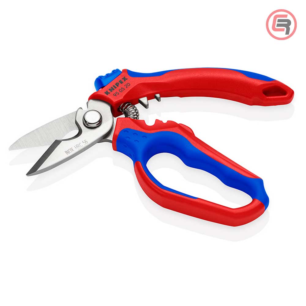 Knipex Škare Makaze Ugaone 45* Za Električare 180 mm – 95 05 20 SB by Knipex 95 05 20 SB Makaze / Škare - detalj 2