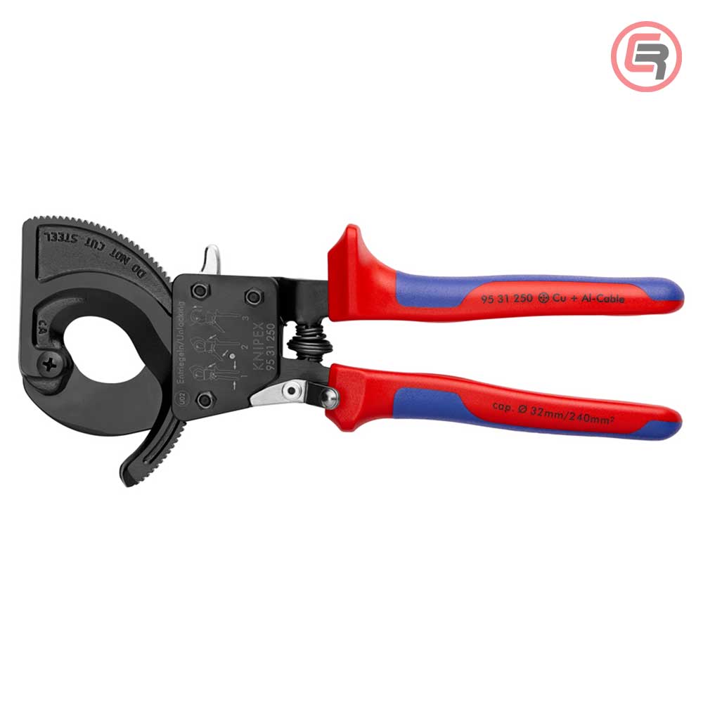 Knipex Škare Makaze 250mm Za Kablove fi 32mm / 240mm2 – 95 31 250 by Knipex 95 31 250 Makaze / Škare - detalj 3