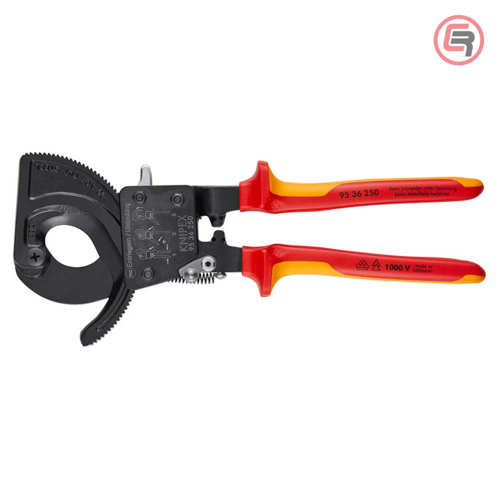 Knipex Škare Makaze 250mm Za Kablove fi 32mm / 240mm2 / 1000V – 95 36 250 by Knipex 95 36 250 Makaze / Škare - detalj 3