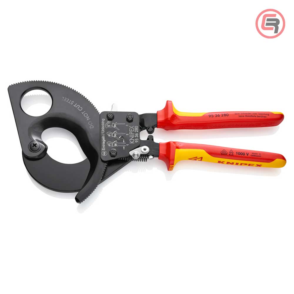 Knipex Škare Makaze 280 mm Za Kablove fi 52 mm / 380 mm2 / 1000V – 95 36 280 by Knipex 95 36 280 Makaze / Škare