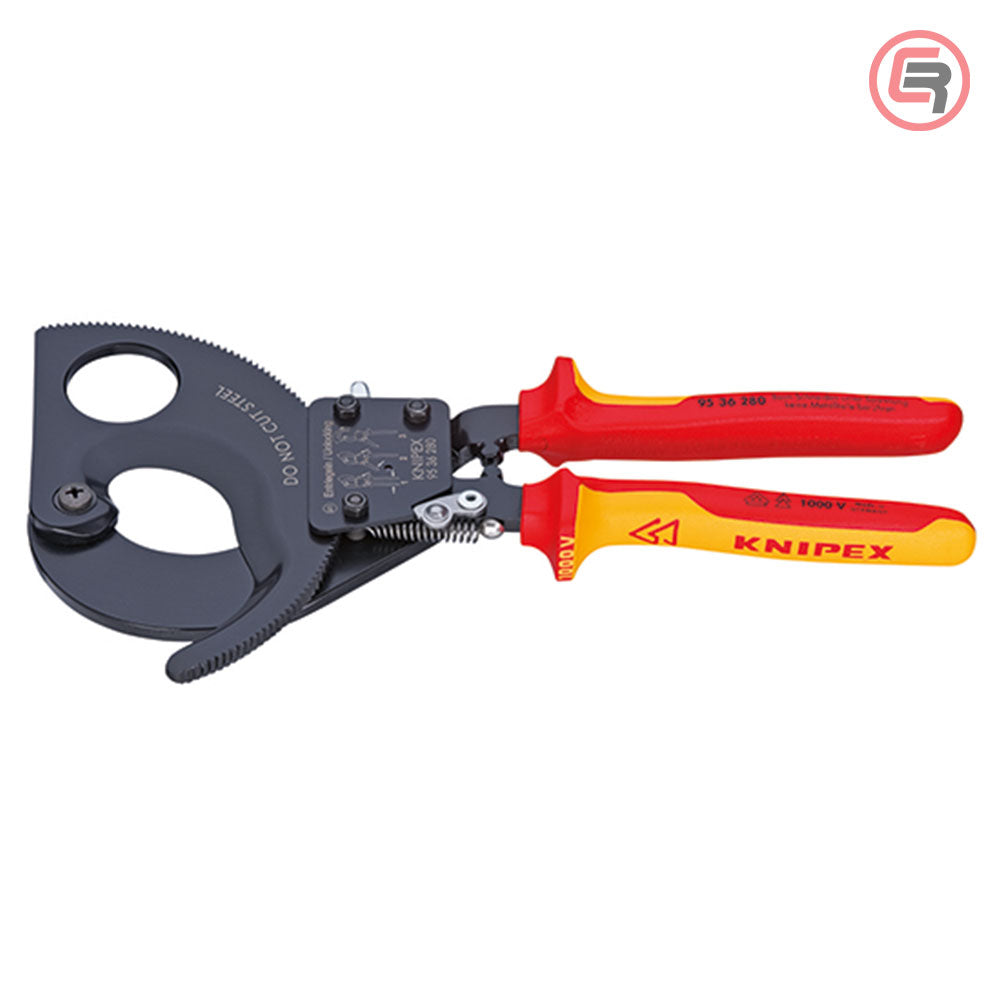Knipex Škare Makaze 280 mm Za Kablove fi 52 mm / 380 mm2 / 1000V – 95 36 280 by Knipex 95 36 280 Makaze / Škare - detalj 5