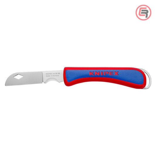Knipex Nož Sklopivi Električarski 80 / 120mm – 16 20 50 SB by Knipex 16 20 50 SB Alati Za Električare